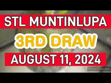 stl result muntinlupa|STL MUNTINLUPA RESULT TODAY 3RD DRAW AUGUST 30, .